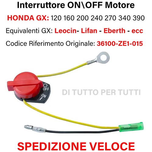 Interruttore motore honda - motore,
