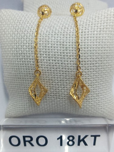 Orecchini oro giallo - giallo, 18