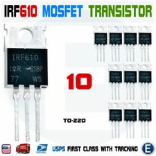 10pcs irf610 channel power - 10pcs, n-channel