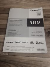 Panasonic Viera TC-P42U2 TC-P50U2 42"/ 50" Classe 1080p Plasma HDTV Manuale del proprietario