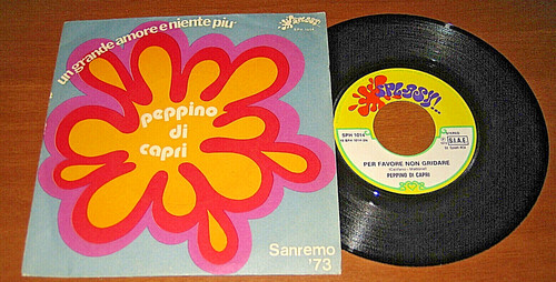 Dischi vinile giri peppino - dischi, 45