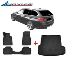 Tappeti in Gomma Invernali + Vasca Posteriore BMW Serie 3 F31 Touring 2012-2018