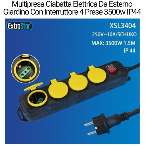 Multipresa ciabatta elettrica - multipresa,