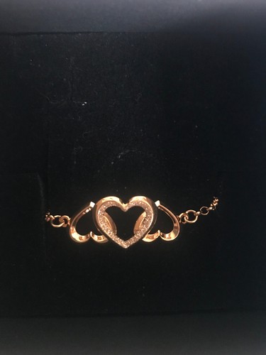 Braccialetto con tre cuori - cuori,