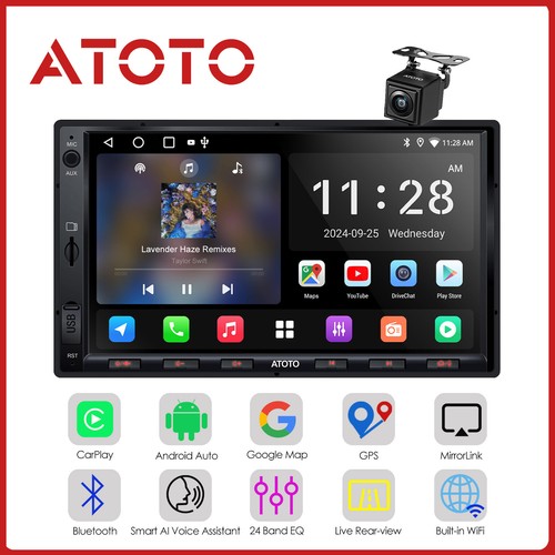 Atoto din car radio - atoto, 7"