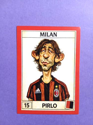 Figurina caricatura calciatori - figurina,