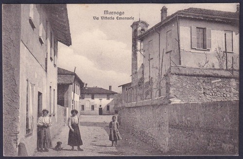 Cartolina mornago via - -,