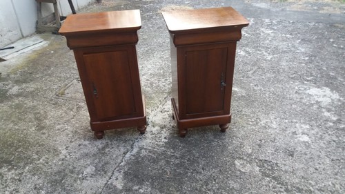 Comodini lastronati mogano - comodini,