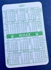 ROLEX 1977 1978 GREEN CALENDAR Submariner 5513 1680 Sea Dweller 1665 Double RED/