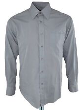 Ovs Oviesse Camicia Da Uomo Grigio Manica Lunga Taglia M Medium Classica Regular