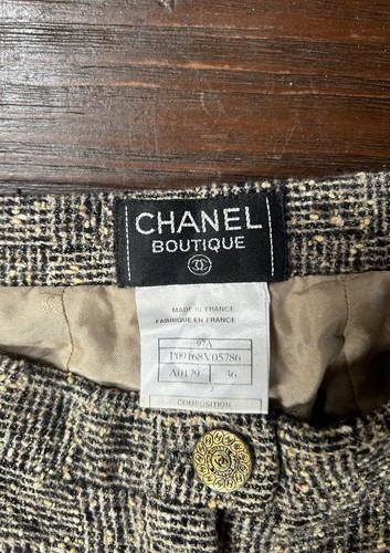 Pantalone vintage chanel tweed - pantalone,