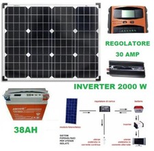 Kit Pannello Fotovoltaico 50W