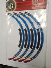 Adesivi Ruote Moto Tmax 500-530-560 strisce cerchi T MAX evotech blu stikers