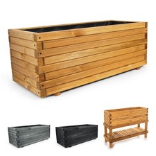 Aiuola Alta Legno Fioriera