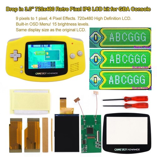 Kit lcd drop gba 0 - kit,