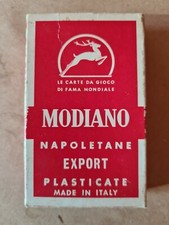 CARTE DA GIOCO MODIANO NAPOLETANE EXPORT - Rare ed introvabili - Da collezione