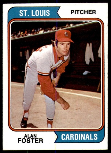 1974 topps 442 alan foster - alan,