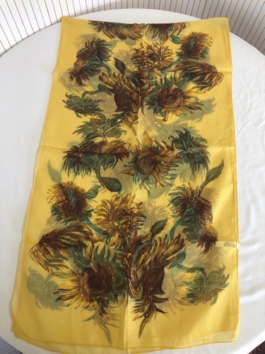 Foulard sciarpa seta gialla - sciarpa,