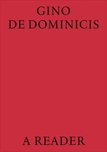 Gino dominicis reader by - a,
