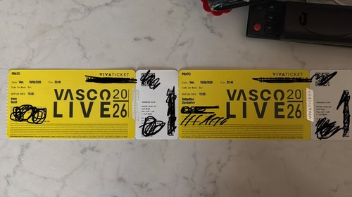 Vendo biglietti concerto - vendo,