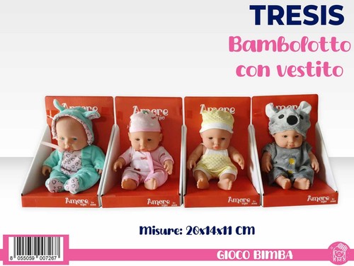 Bambolotto con vestito - con, ass