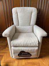 Poltrona Reclinabile Lift Relax a 2 Motori con Ruote, Made in Italy - Isabelle