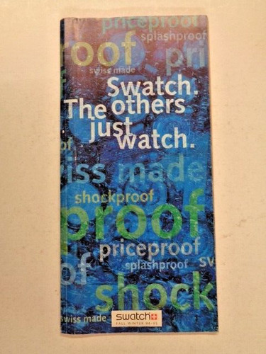 Swatch collezione inverno 1994 - swatch,