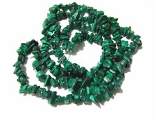 30pz perline chips in Malachite naturale 5-8mm bijoux foro 1mm