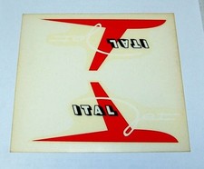 COPPIA DECALCOMANIE A SECCO