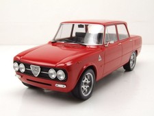 Modellino auto Alfa Romeo Giulia Nuova Super 1974 rosso 1:18 MCG