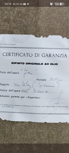 Dipinto olio floreale - olio,