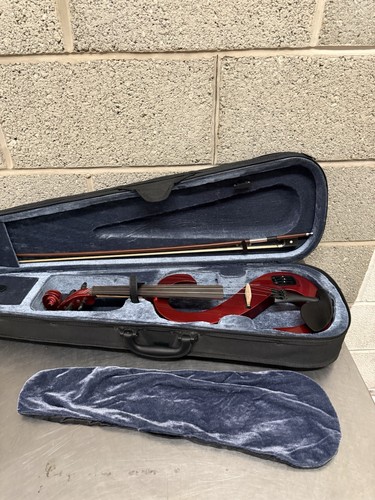 Violino elettrico rosso