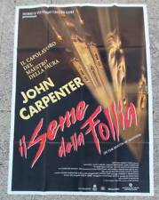 IL SEME DELLA FOLLIA manifesto poster ORIGINALE 4F John Carpenter HORROR 1994 
