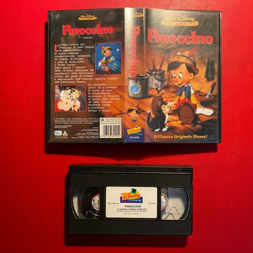 Vhs walt disney pinocchio - walt, i