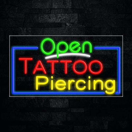 Piercing tatuaggio insegna - piercing,