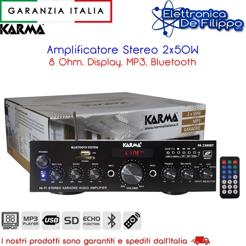 Amplificatore stereo per