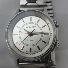 OROLOGIO RUSSO SOVIETICO POLJOT CON SVEGLIARINO   MECCANICO   FUNZIONANTE