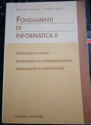 Fadini savy fondamenti - fondamenti, di