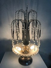 Tris Lumi Lampada Abat Jour con base in vetro murano 