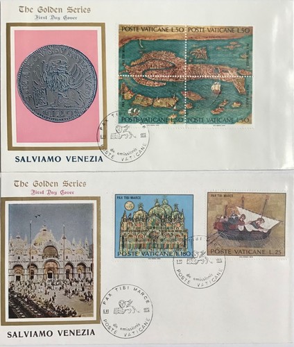 Buste fdc vaticano the - fdc,