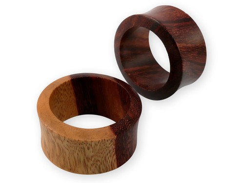 Legno flesh tunnel orecchio - flesh,