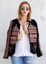 Zara blazer nero velluto - nero,