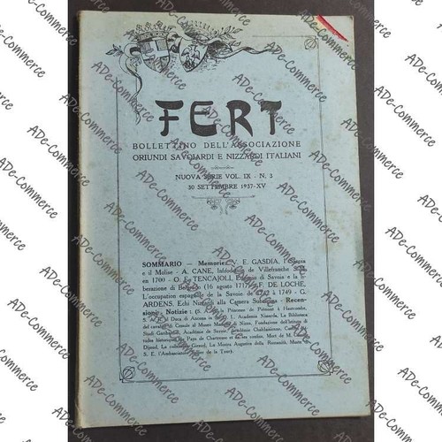 Fert bollettino associazione - fert,