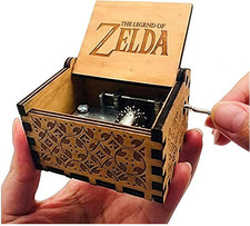 The Legend of Zelda Movie Theme Antico Intagliato Music Box Della Manovella Cari