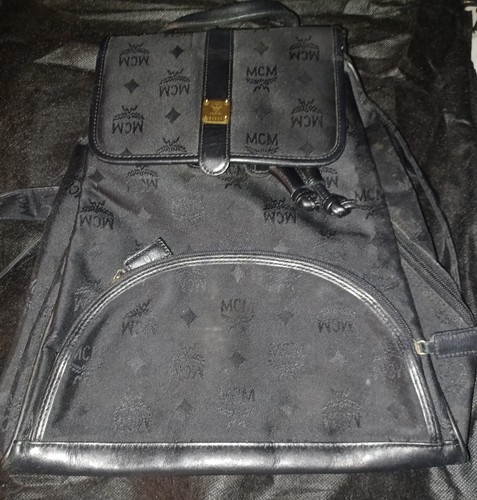 Zaino vintage con - coulisse, mcm