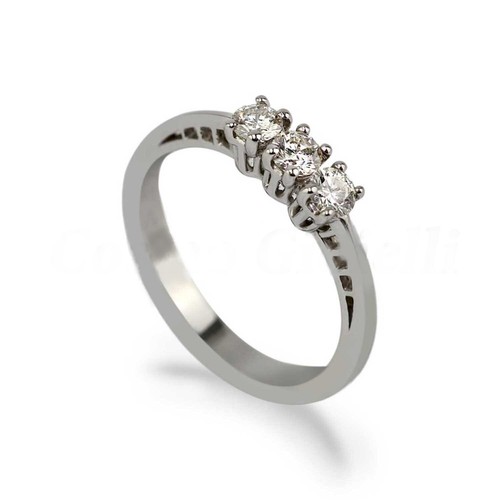 Anello trilogy 42ct - trilogy, 0,42ct