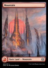 MTG MOUNTAIN 265 FOIL EXC - MONTAGNA - ONE X EN - MAGIC