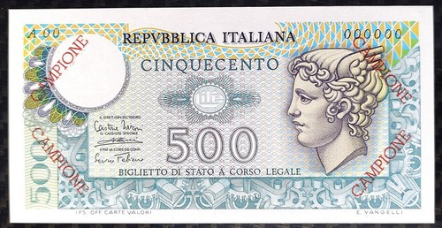 Banconota 500 lire - banconota,
