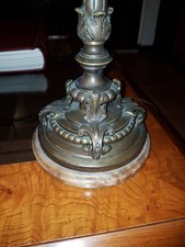 Lampada Da Tavolo In Bronzo