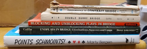 Vintage bridge game books - game,